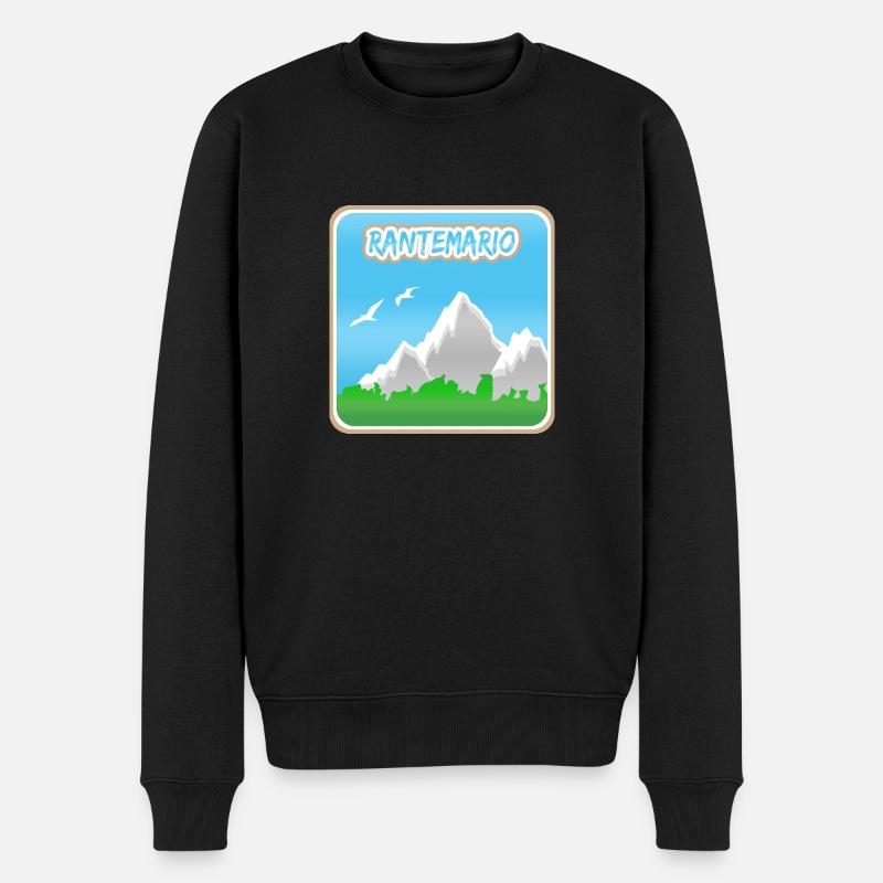 Rantemario - Pull Premium bio Homme - noir