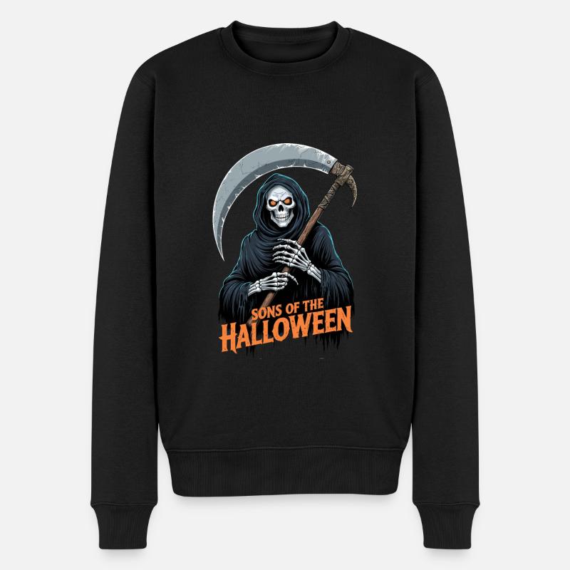 Faucheuse d’Halloween - Pull Premium bio Homme - noir