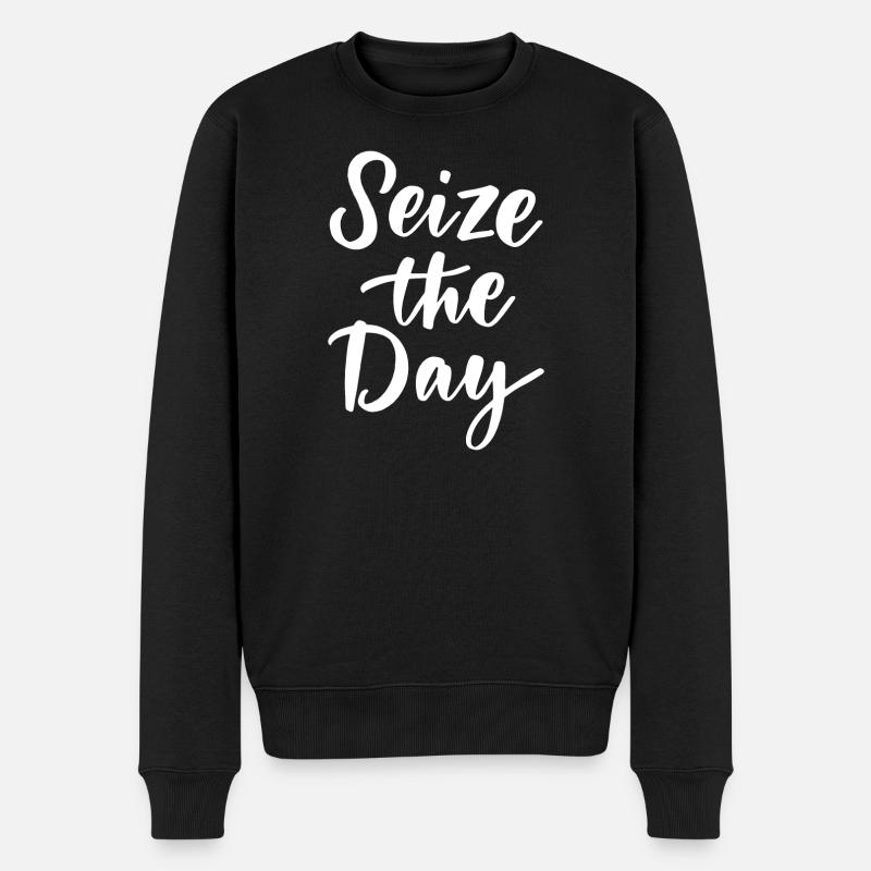 Saisissez le jour - Pull Premium bio Homme - noir