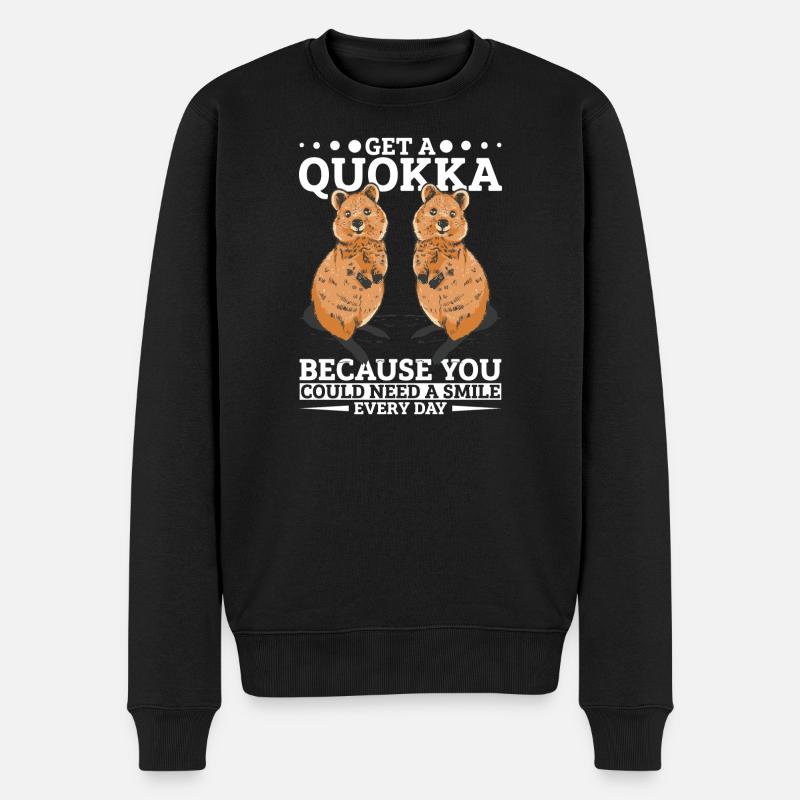 Obtenez un quokka - Pull Premium bio Homme - noir