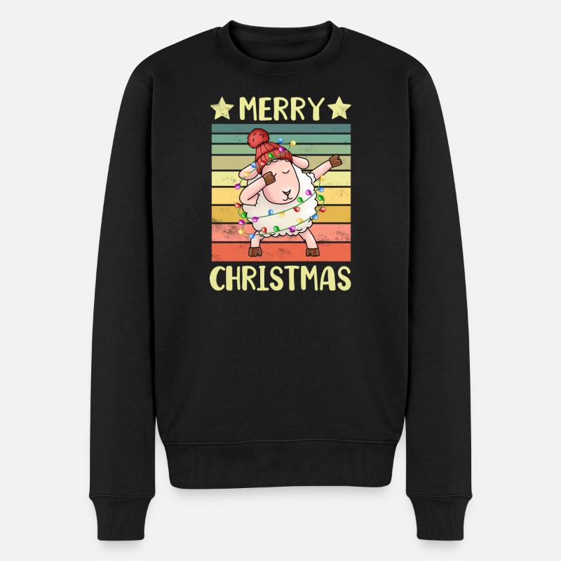 Joyeux Noël Mouton - Pull Premium bio Homme - noir