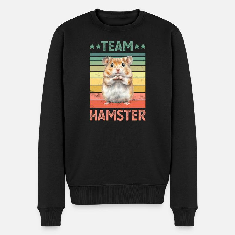 Hamster - Pull Premium bio Homme - noir