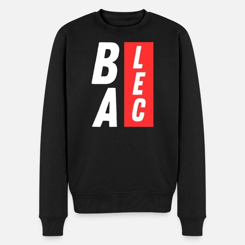 (Je M'EN) BALEC, humour décontracté - Pull Premium bio Homme - noir
