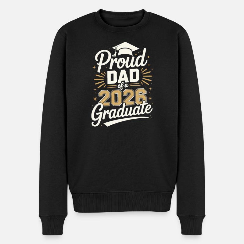 Fier papa d’un diplômé de 2026 - Pull Premium bio Homme - noir