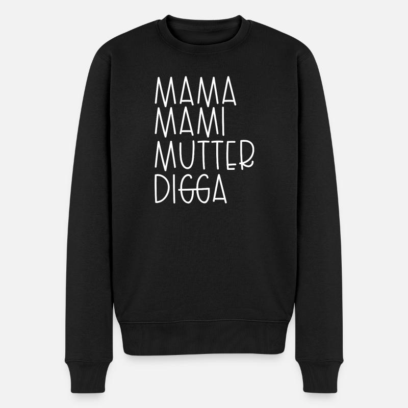 Maman Maman Maman Digga - Pull Premium bio Homme - noir