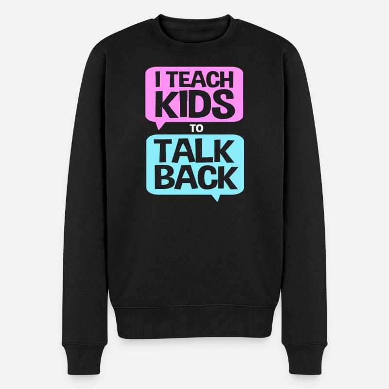 Logopäde Logopädin Logopädie - Männer Premium Bio Pullover - Schwarz