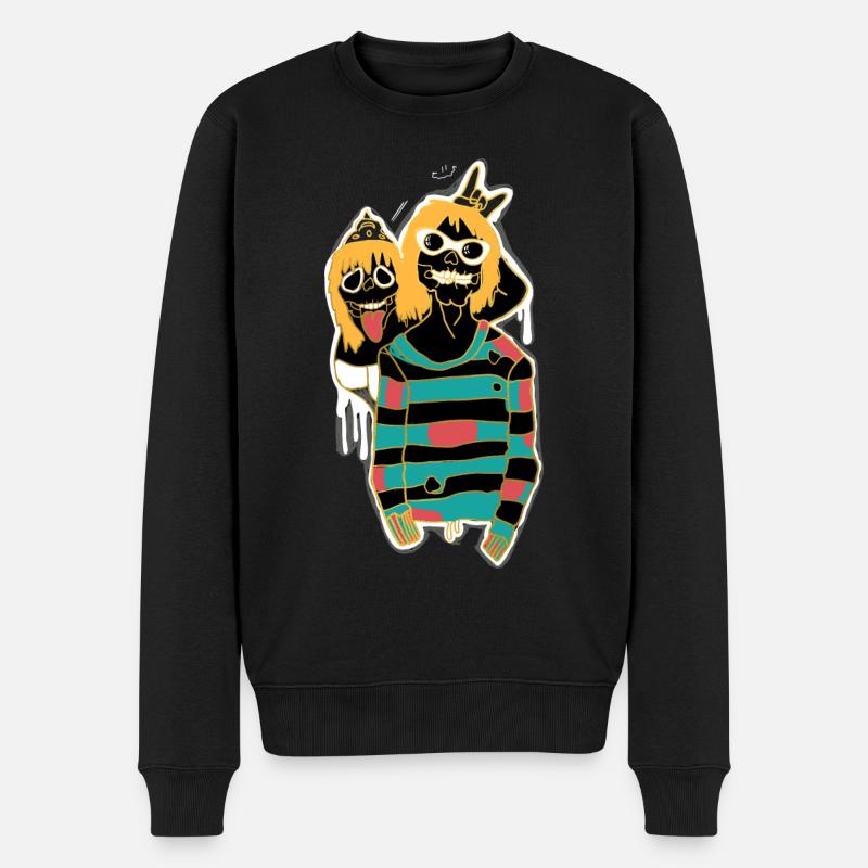 PARADIES - Männer Premium Bio Pullover - Schwarz