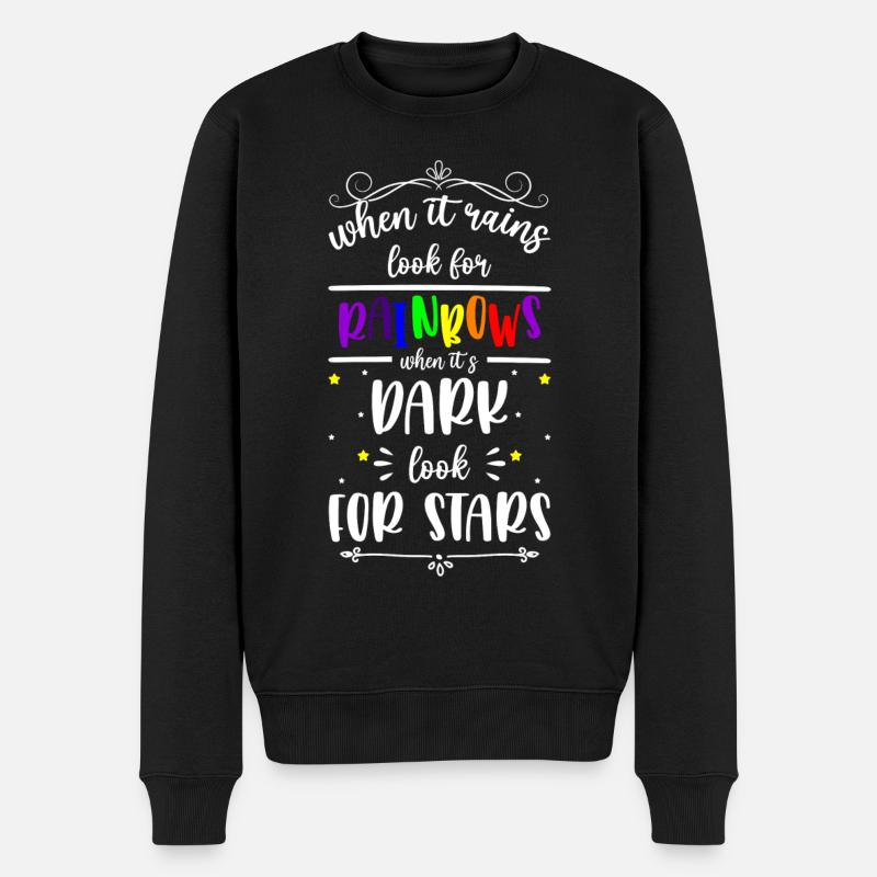 Star Sky Space - Men's Premium Organic Jumper - black