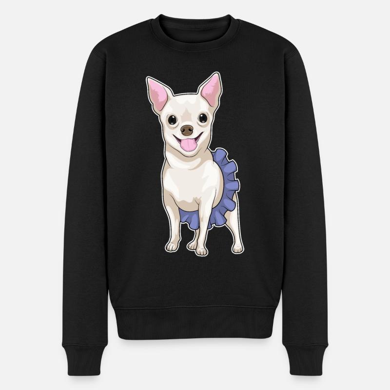 Ballet des danseuses Chihuahua - Pull Premium bio Homme - noir