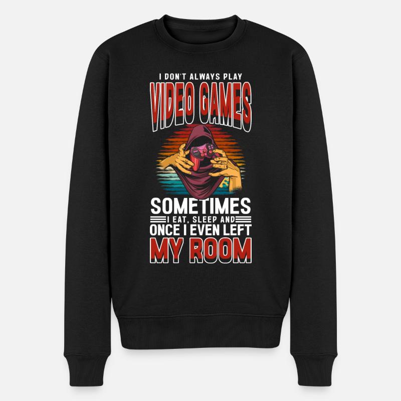 Jeux de jeu Nerd - Pull Premium bio Homme - noir
