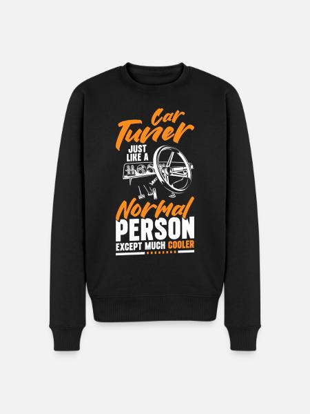 Auto Leistung Sportwagen - Männer Premium Bio Pullover - Schwarz