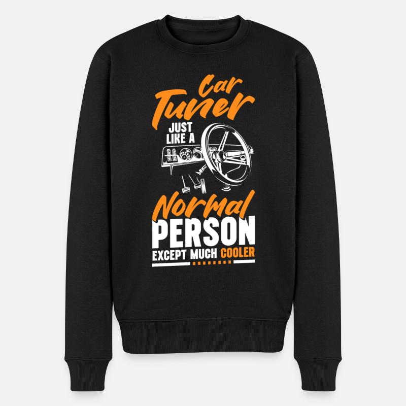Auto Leistung Sportwagen - Männer Premium Bio Pullover - Schwarz
