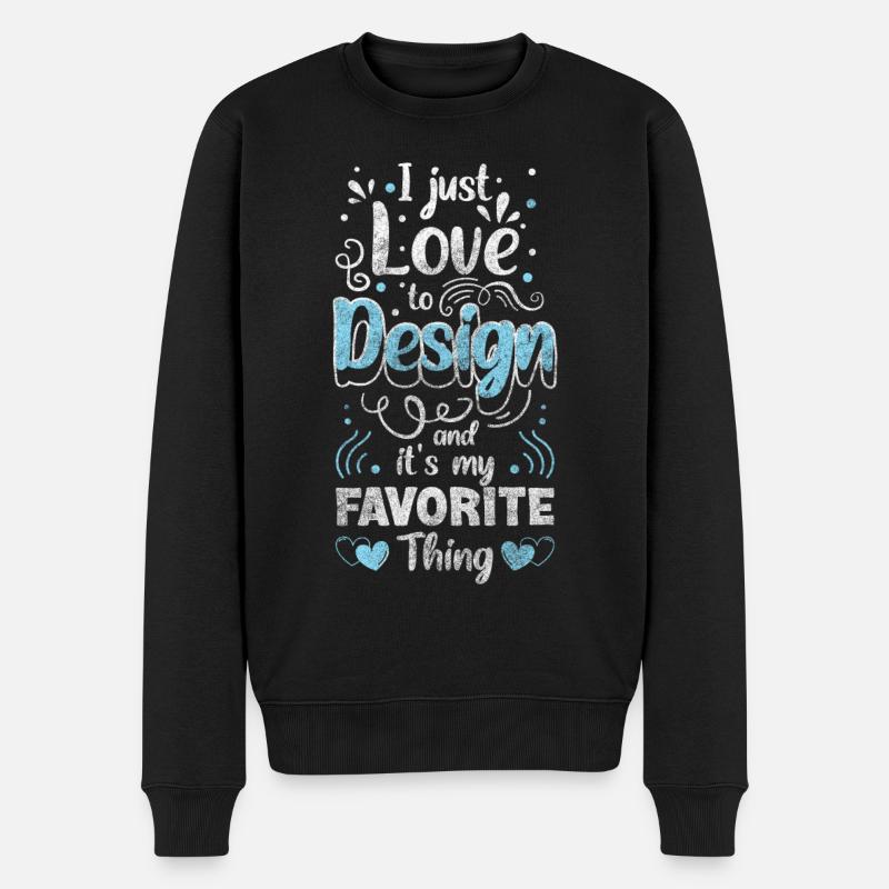 Art Painter Modern Art - Men's Premium Organic Jumper - black