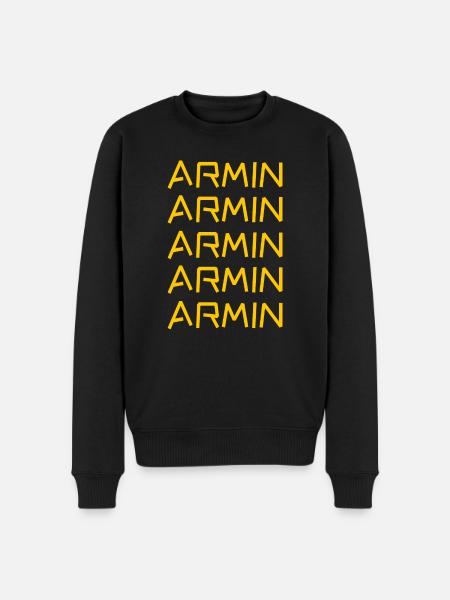 Armin comme prénom - Pull Premium bio Homme - noir