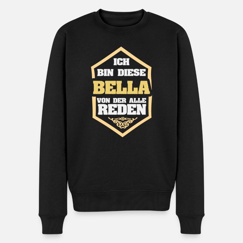 Bella - Pull Premium bio Homme - noir