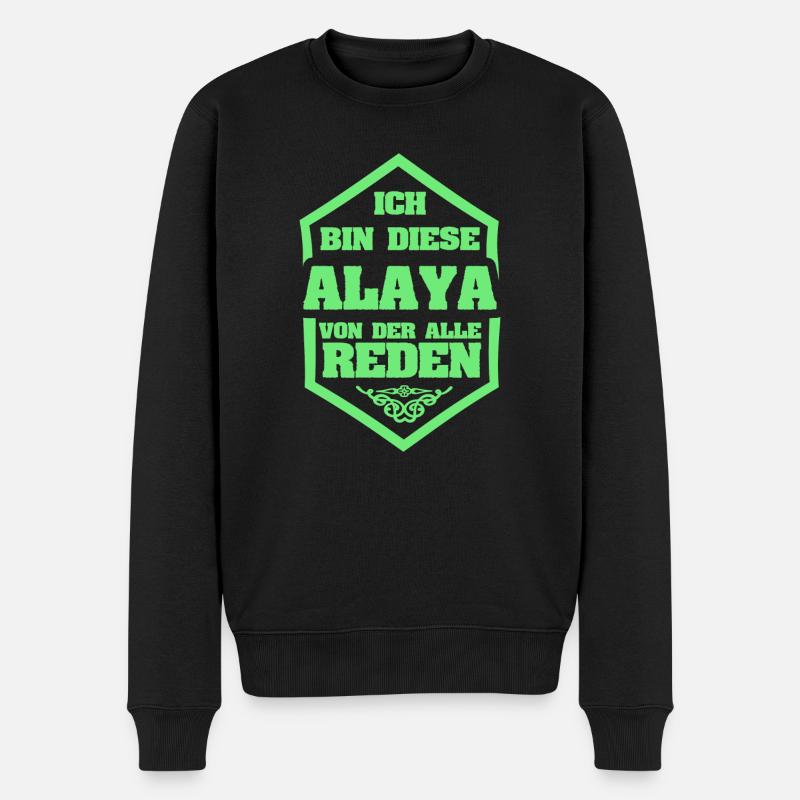 Alaya - Pull Premium bio Homme - noir