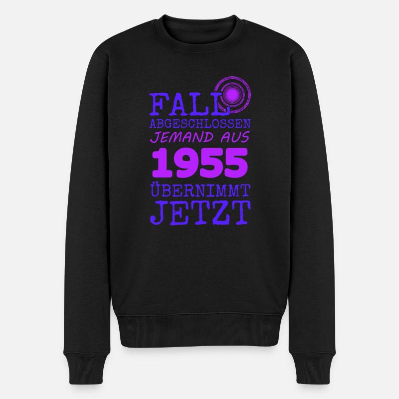 Automne 1955 - Pull Premium bio Homme - noir