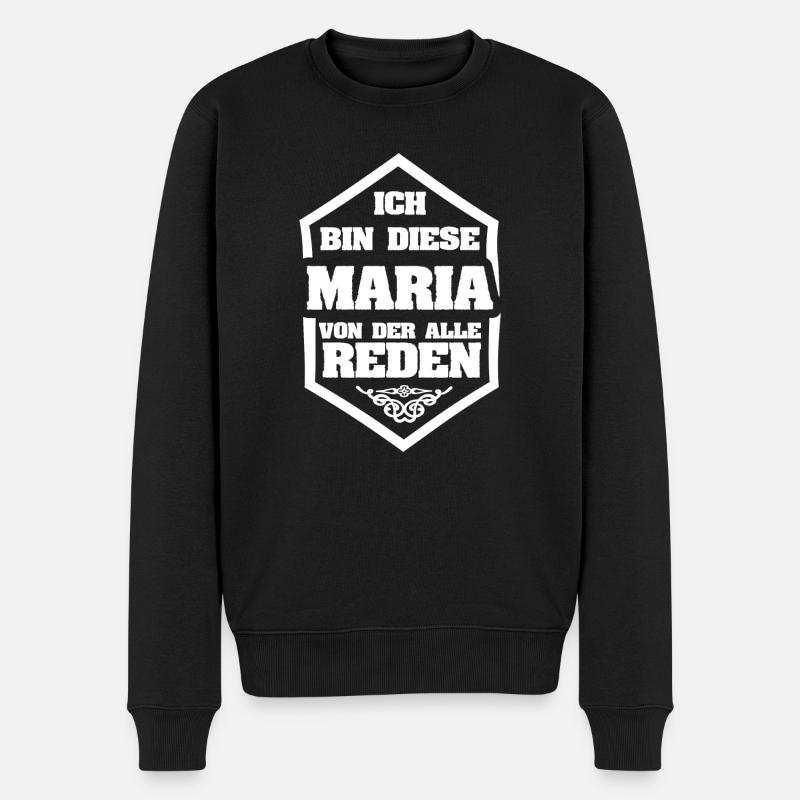 Maria - Pull Premium bio Homme - noir