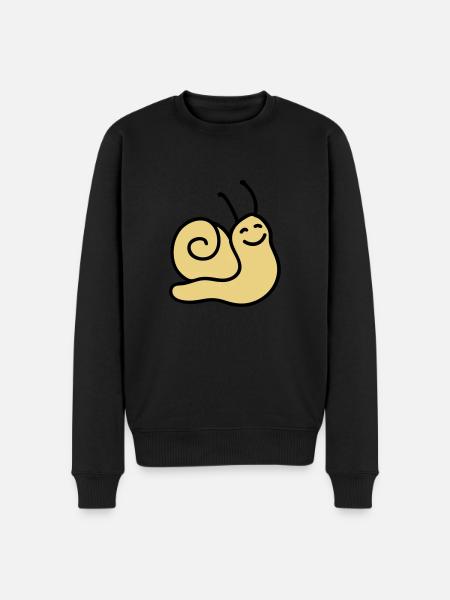 Enthousiaste escargot - Pull Premium bio Homme - noir