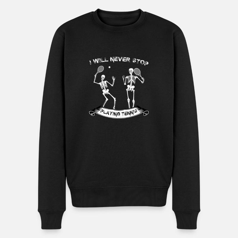 tennis - Pull Premium bio Homme - noir