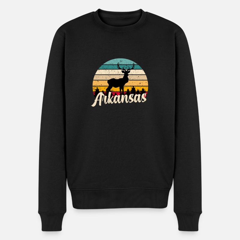 Arkansas - Pull Premium bio Homme - noir