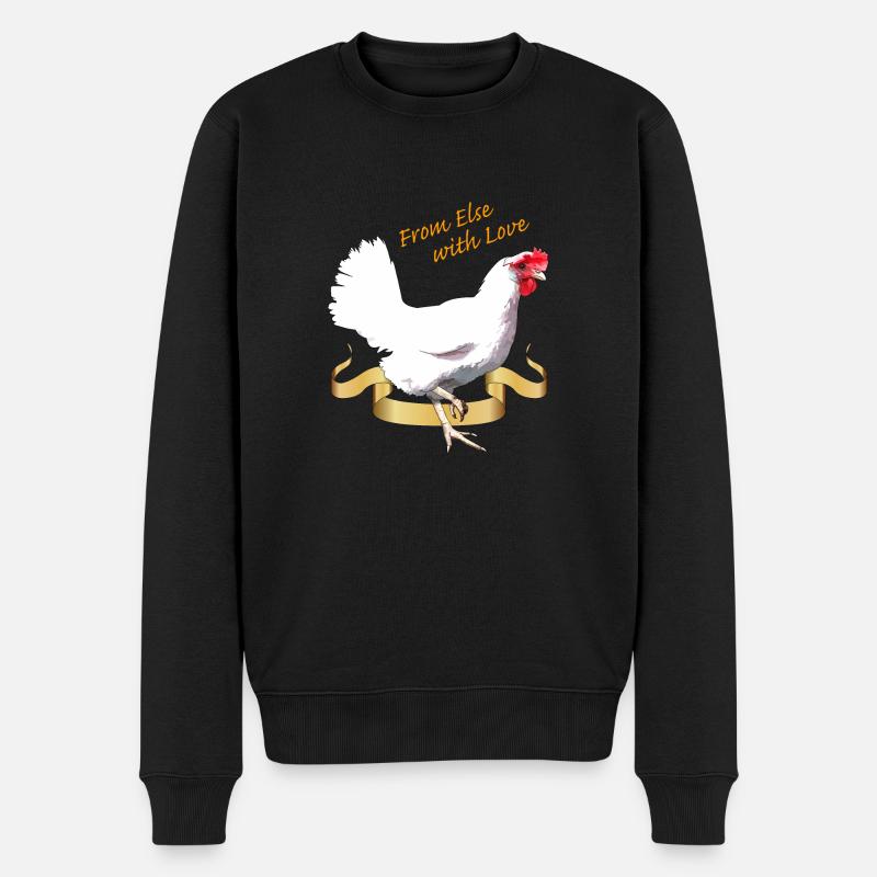 Else 1 - Männer Premium Bio Pullover - Schwarz