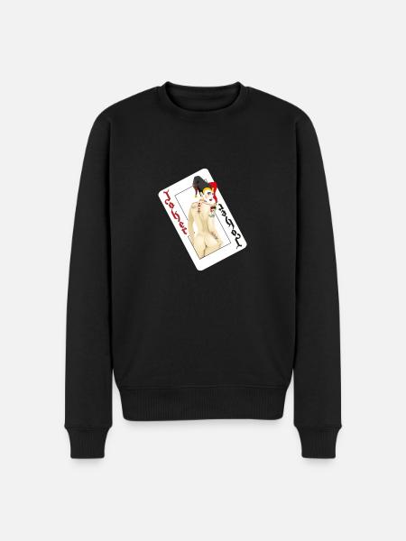Joker (deck) - Casino Series - Men's Premium Organic Jumper - black