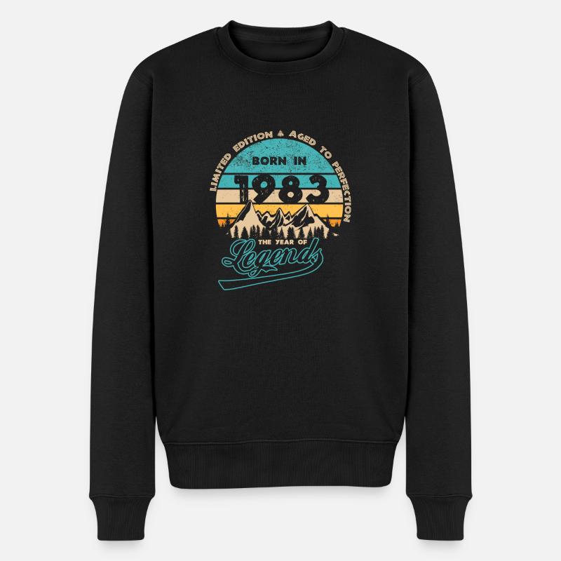 Légendes 1983 - Pull Premium bio Homme - noir