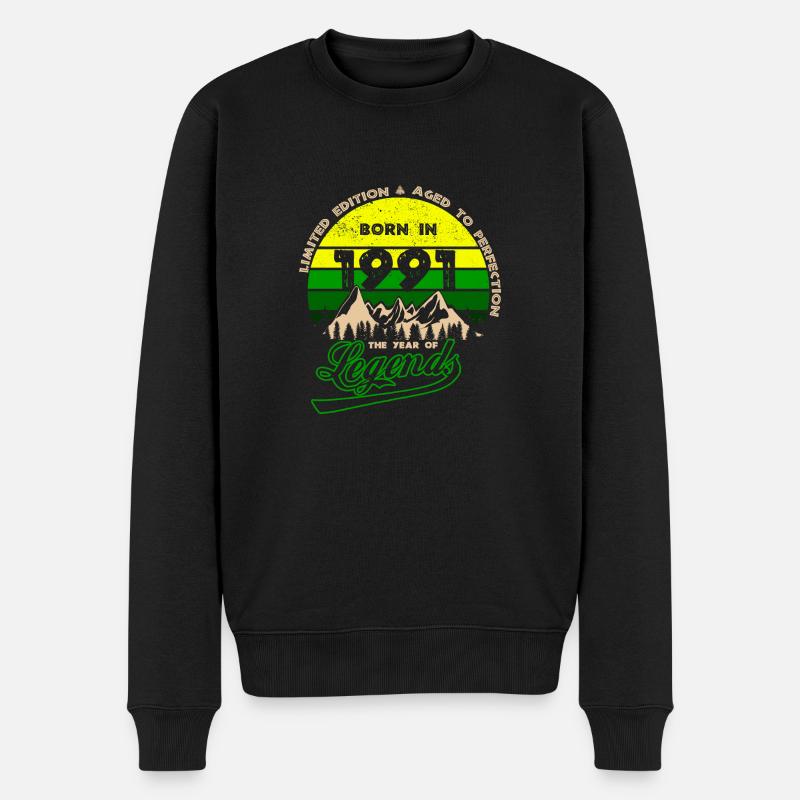 Légendes 1991 - Pull Premium bio Homme - noir