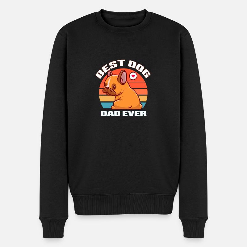 Daddy Dog - Pull Premium bio Homme - noir
