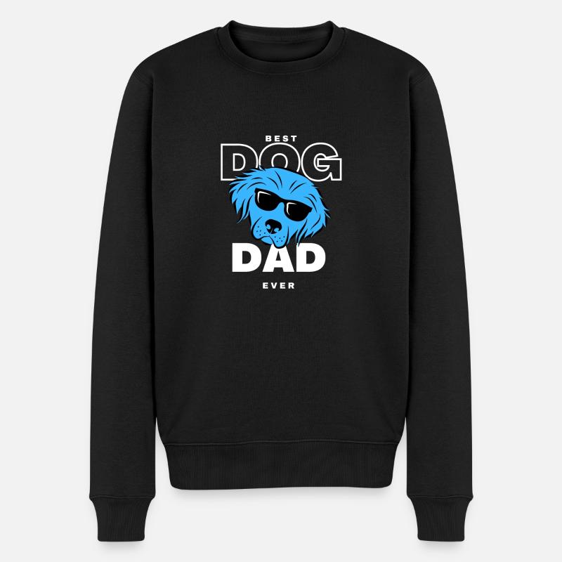 Daddy Dog - Pull Premium bio Homme - noir
