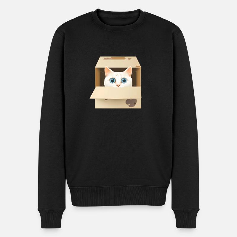 Fragile cat - Pull Premium bio Homme - noir