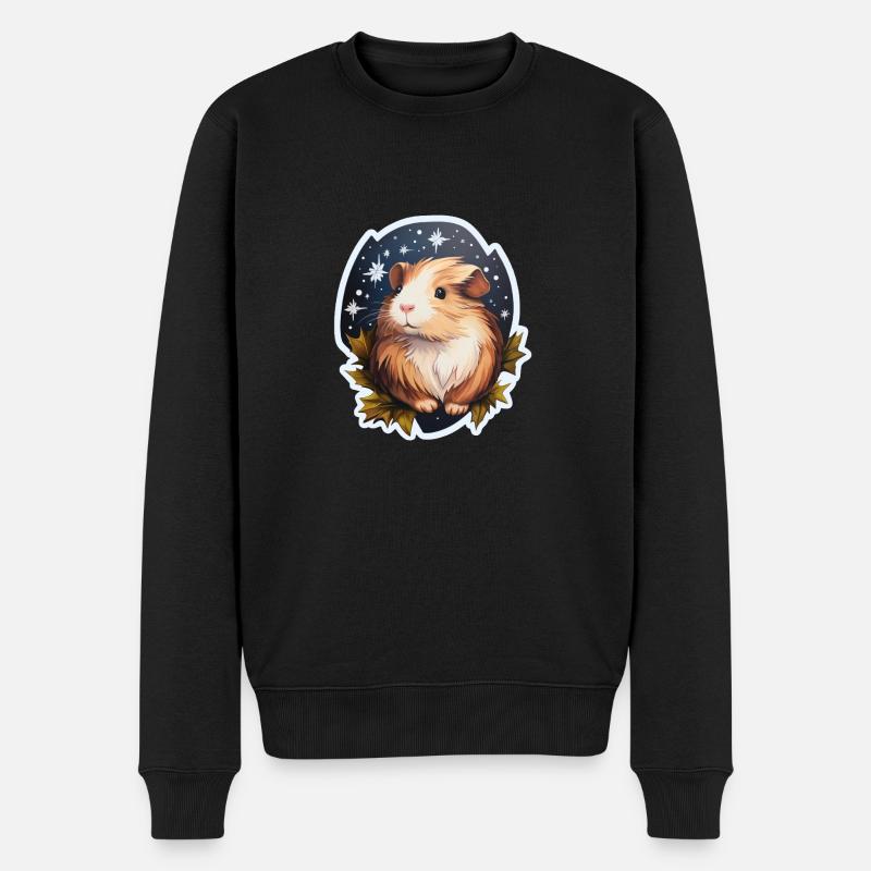 Cochon d’Inde de Noël - Pull Premium bio Homme - noir