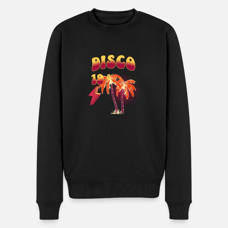 T-shirt disco - Pull Premium bio Homme - noir