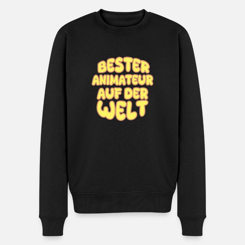 Berufung Animateur - Männer Premium Bio Pullover - Schwarz