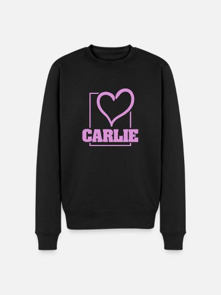 Bachelorette Carlie - Men's Premium Organic Jumper - black
