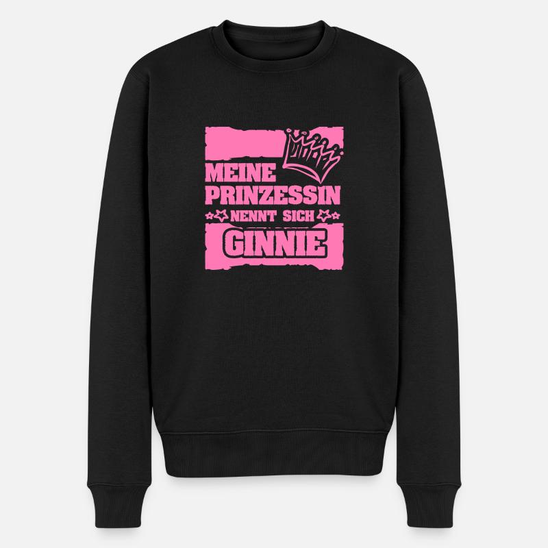 Geschenk für Ginnie - Männer Premium Bio Pullover - Schwarz