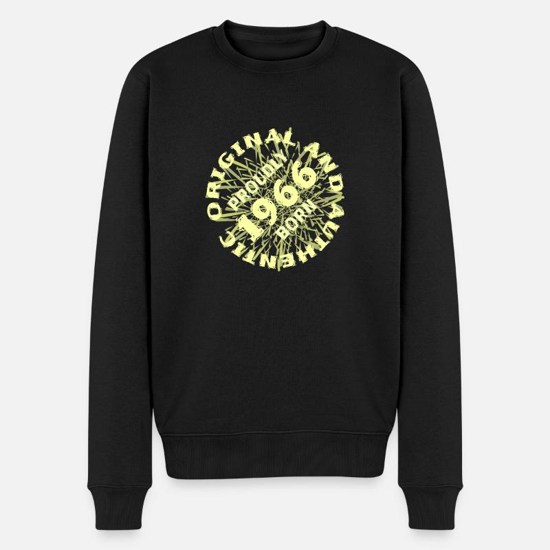 1966 1966 - Men's Premium Organic Jumper - black
