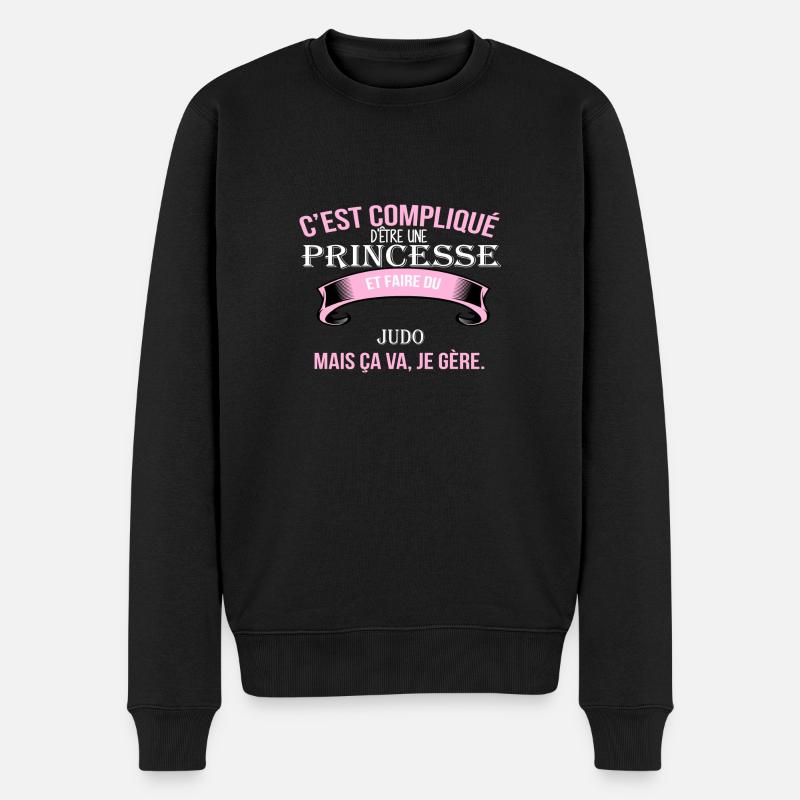 Judo - Pull Premium bio Homme - noir