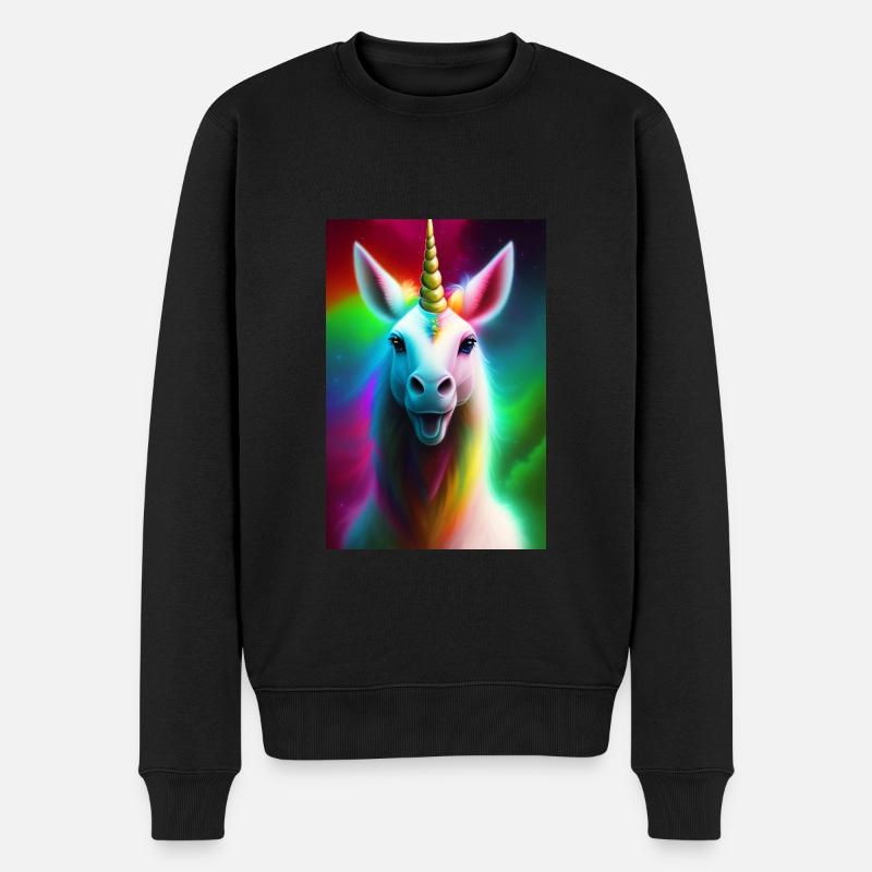 Licorne - Pull Premium bio Homme - noir