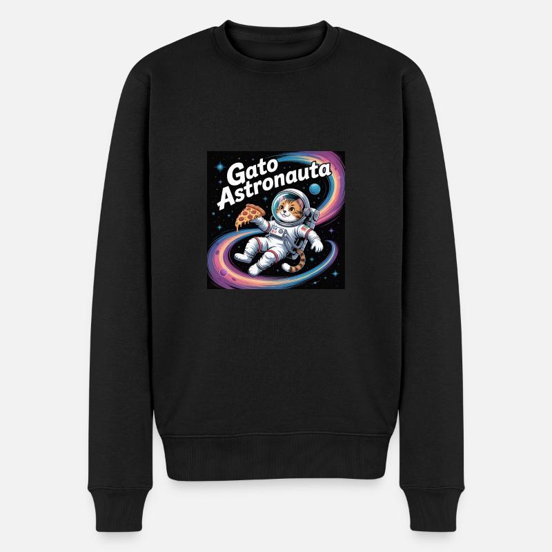 GATO - Männer Premium Bio Pullover - Schwarz