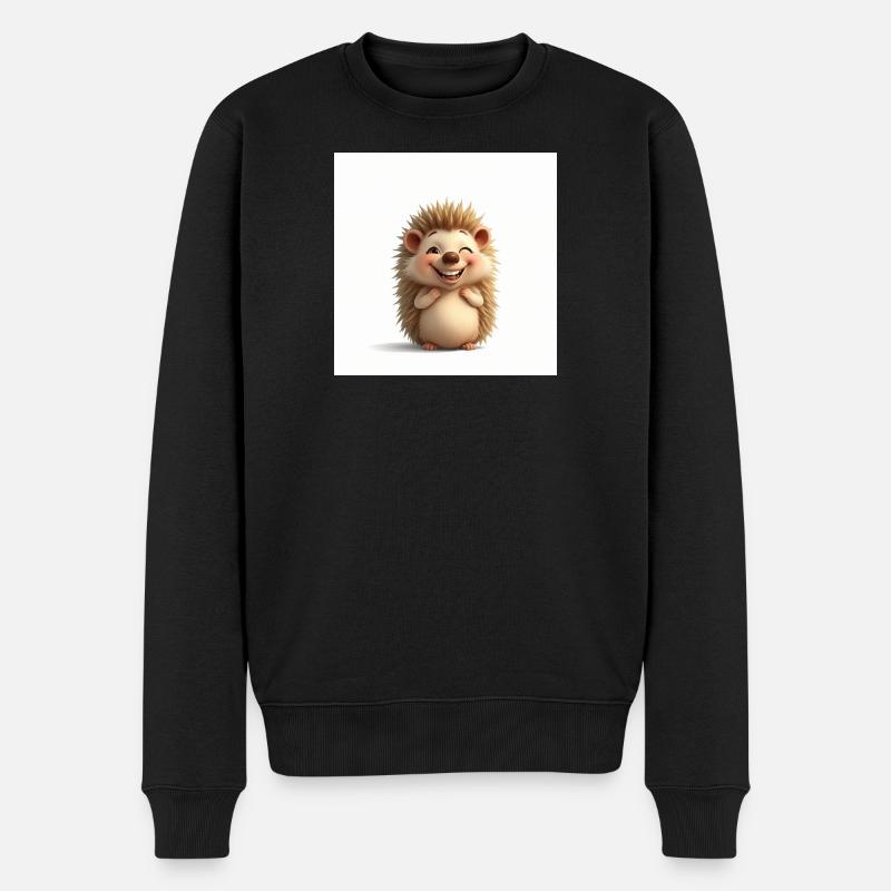 Hérisson câlin trop mignon - Pull Premium bio Homme - noir