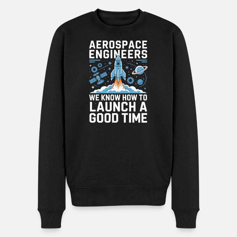Aerospace Engineer Rocket Launch Humor - Pull Premium bio Homme - noir