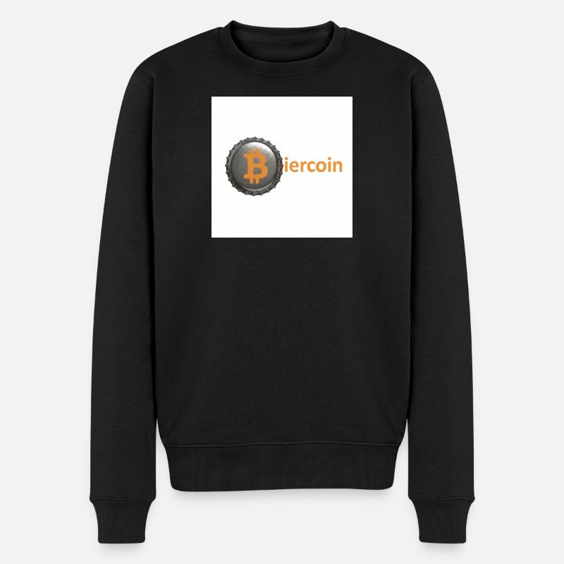 BierCoin Bitcoin Logo - Pull Premium bio Homme - noir
