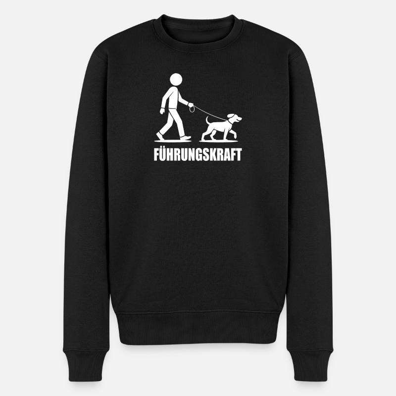 Chien de Leadership - Pull Premium bio Homme - noir