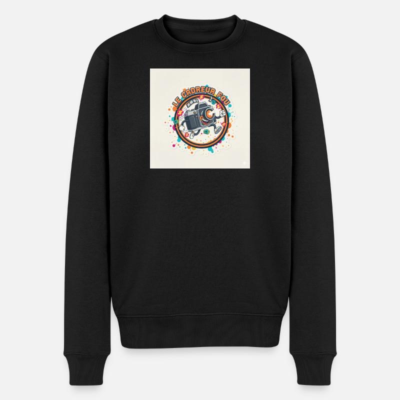 Le Cadreur Fou Caméra Rieuse - Pull Premium bio Homme - noir