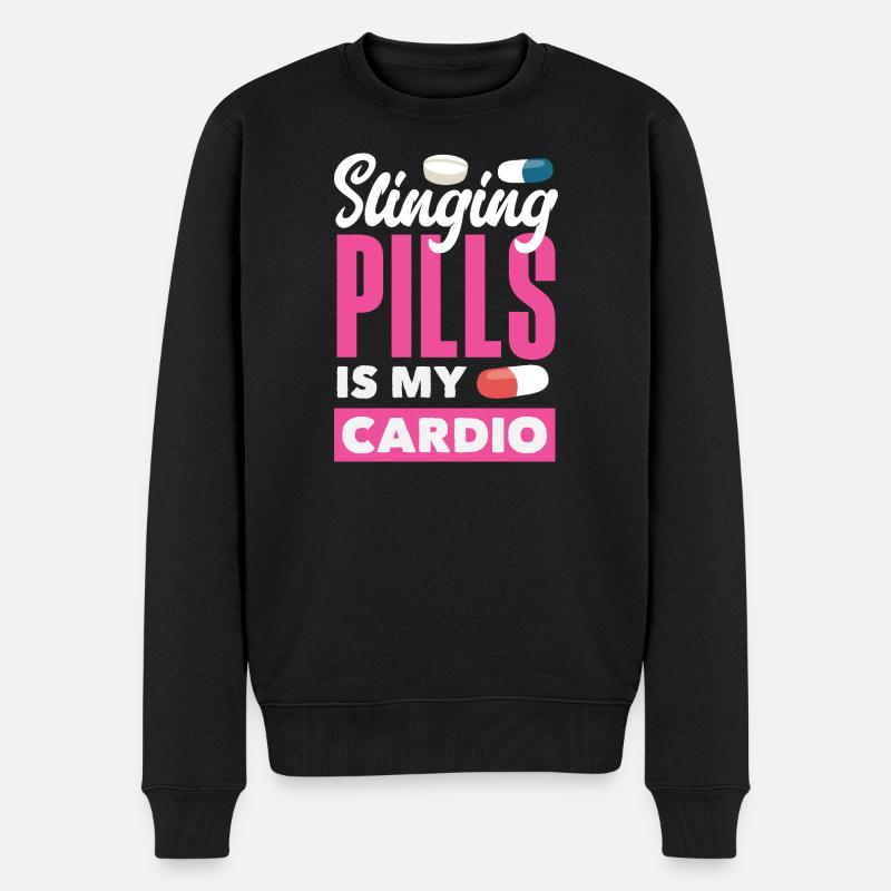Apotheker Pharmazeutisch-technischer - Männer Premium Bio Pullover - Schwarz