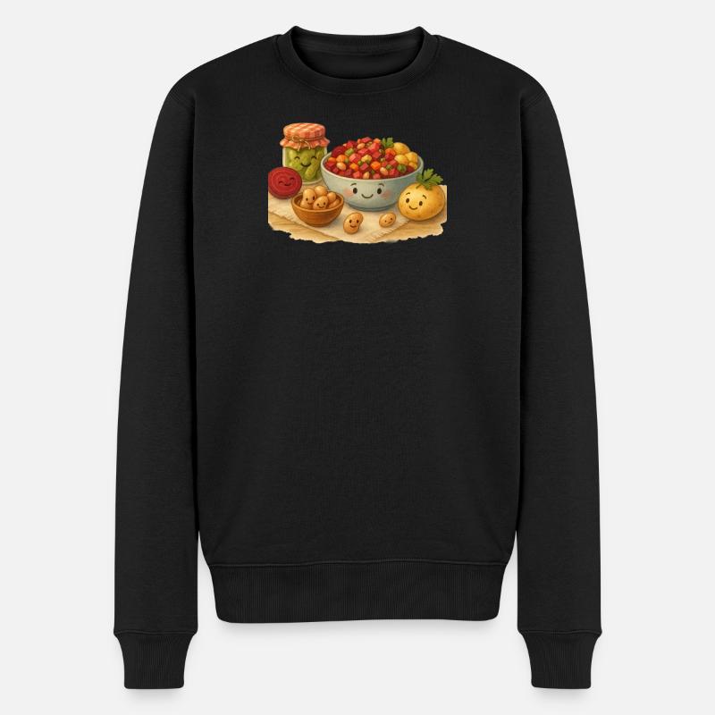 Salade de vinaigrette - Pull Premium bio Homme - noir