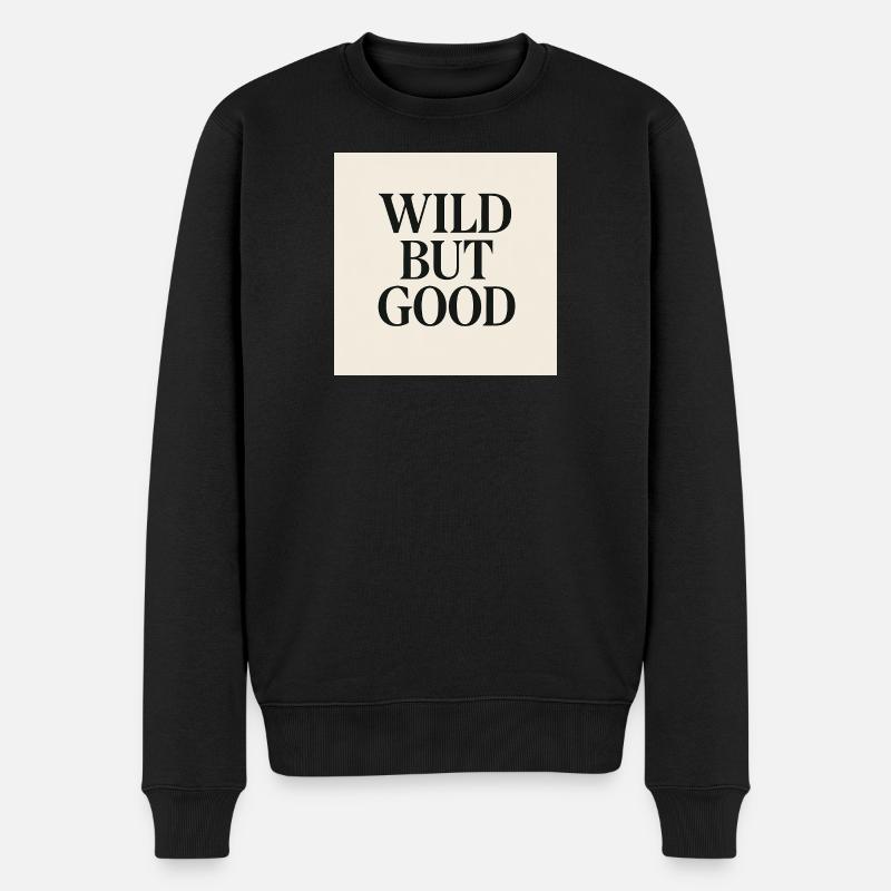 78BA7F94-238B-4308-97DB-99BE7A67FFE7_7 - Pull Premium bio Homme - noir