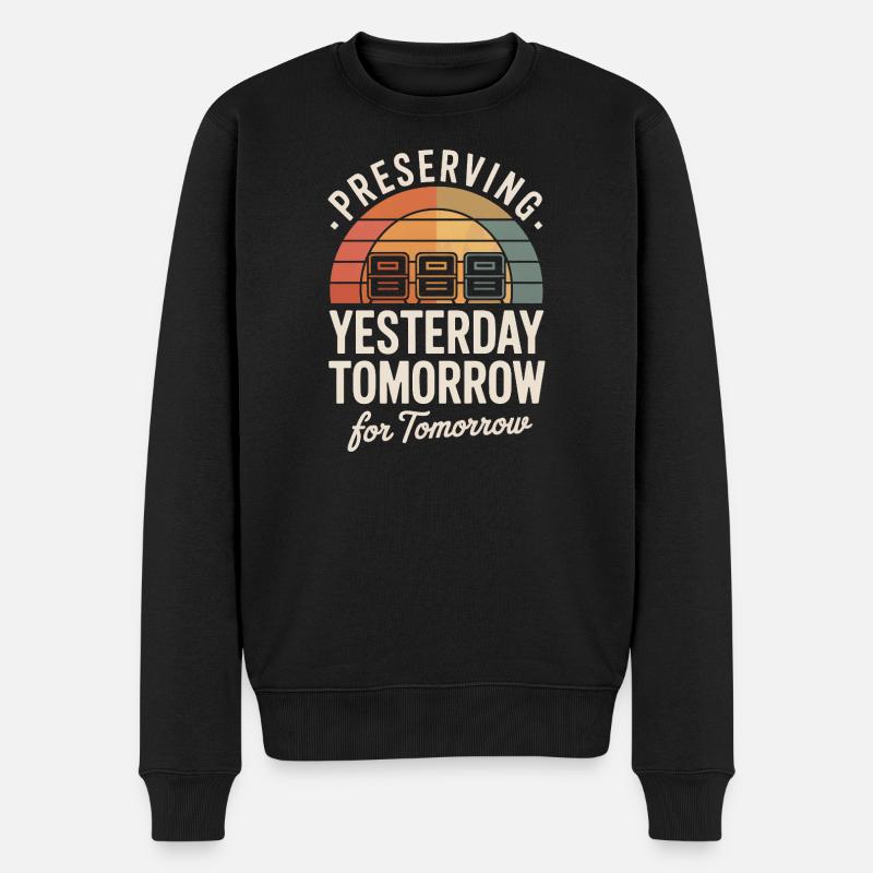Préserver hier pour demain - Pull Premium bio Homme - noir